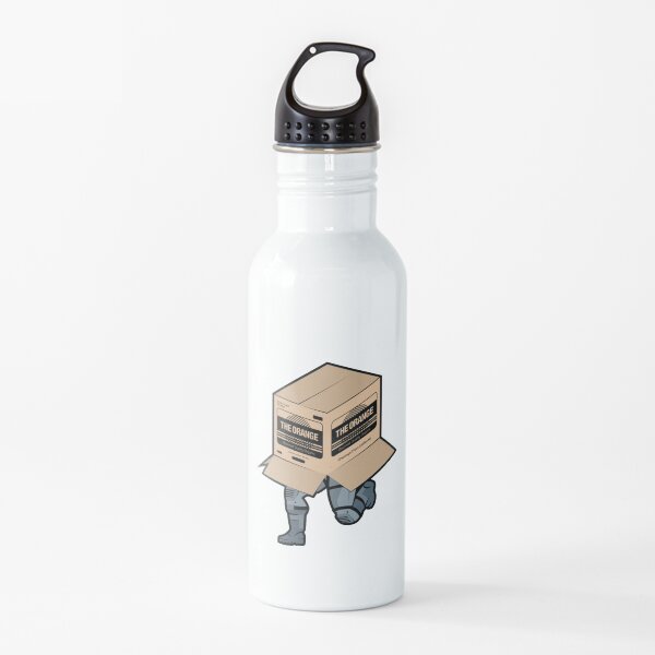 Solid Snake Sneaking in Box - Metal Gear Solid Water Bottle