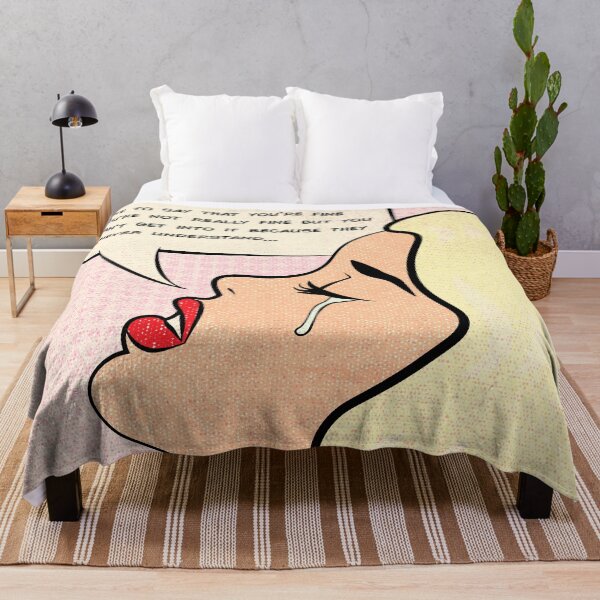 Item preview, Comic book pop art crying girl katy perry meme they ask you how you are and you just have to say you're fine designed and sold by MrDesign93.