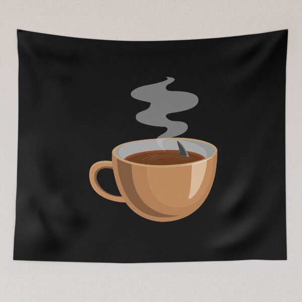 Item preview, Shark in the coffee designed and sold by OVMEngemann.