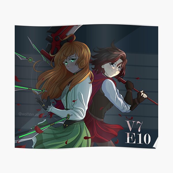 Ruby And Penny Team Up Poster By Wolfster Ze Redbubble