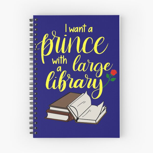 Item preview, Beauty and the beast I Want A Prince With A Large Library designed and sold by Crafty Ninja Shop.
