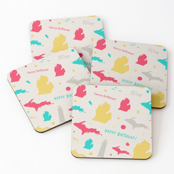Item preview, Michigan Birthday Repeating Pattern designed and sold by Jarrod Vandenberg.