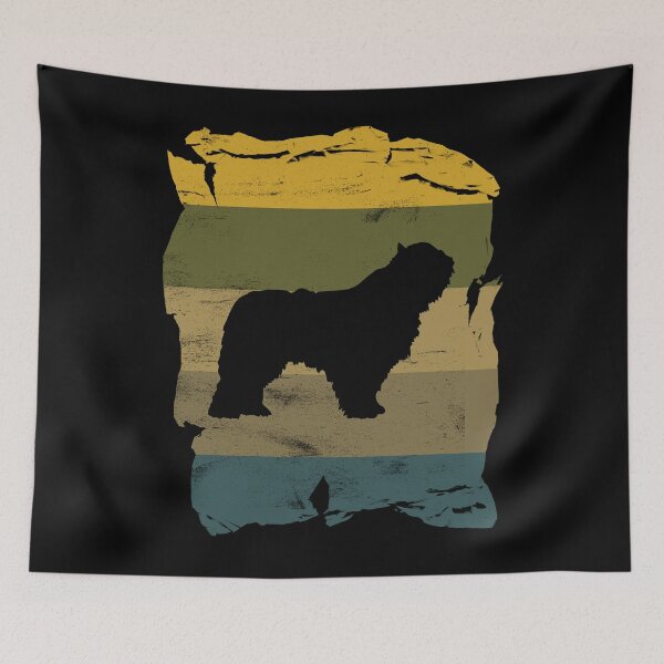Item preview, Komondor Distressed Vintage Retro Silhouette designed and sold by DoggyStyles.