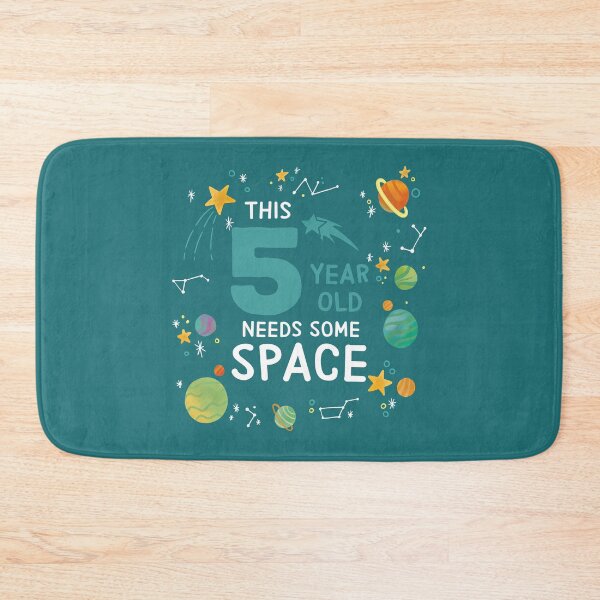 Item preview, Kids This 5 Year Old Needs Some Space Funny Planets Science Geek print designed and sold by doodabobs.