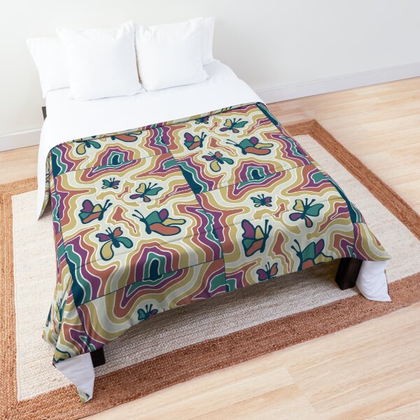 Hippie Butterflies Comforter