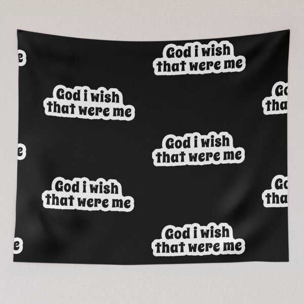 Item preview, God i Wish that were Me Popular Meme Speech Mood Sticker designed and sold by mekx.