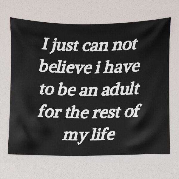 Item preview, Adult for the rest of my life designed and sold by KataKiss.