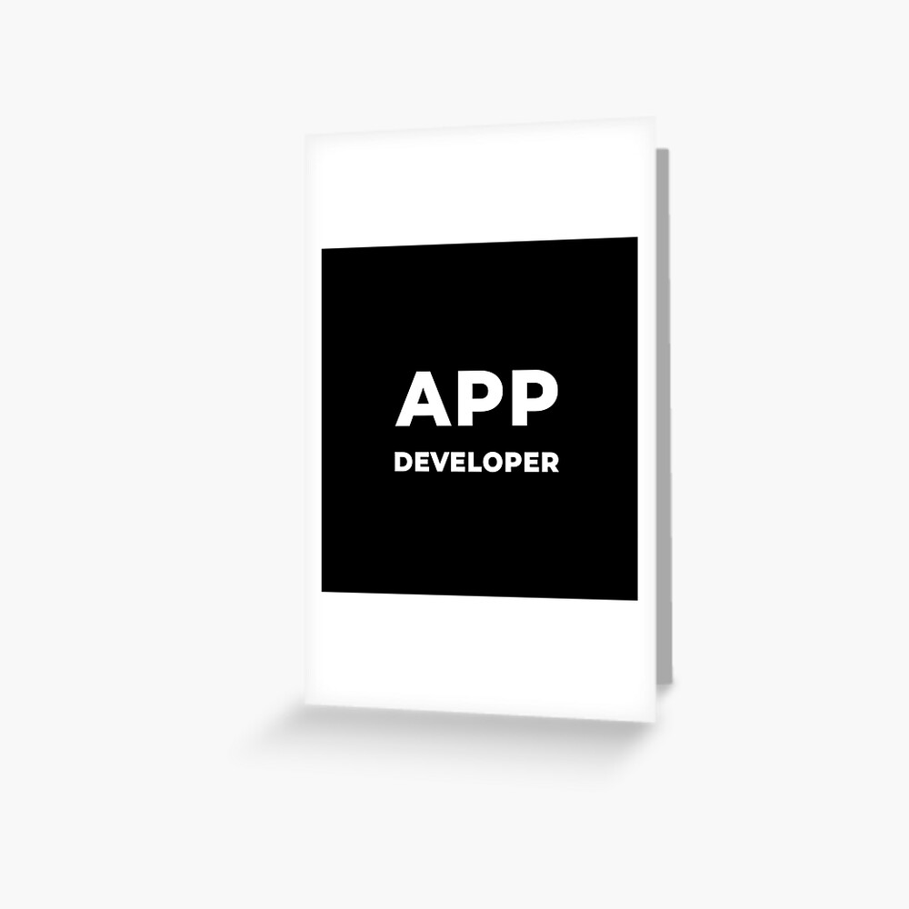 Item preview, Greeting Card designed and sold by developer-gifts.