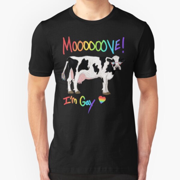 Move, I'm Gay Slim Fit T-Shirt