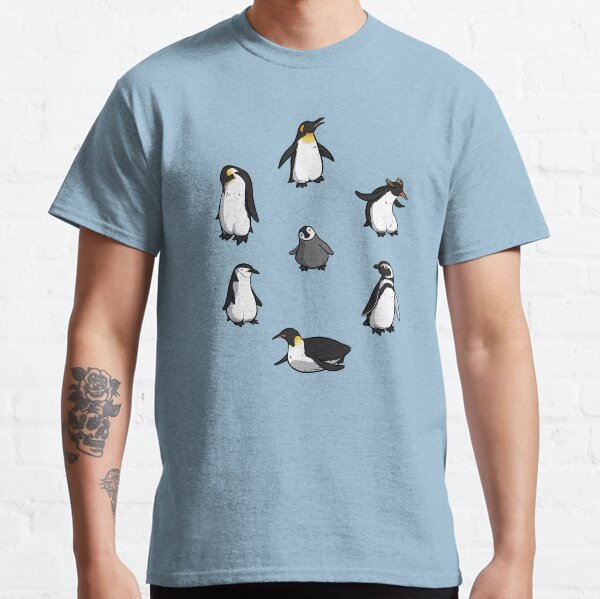 Cute Penguin Pattern Classic T-Shirt