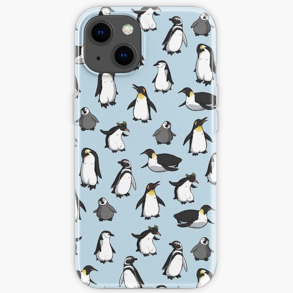 Cute Penguin Pattern iPhone Soft Case