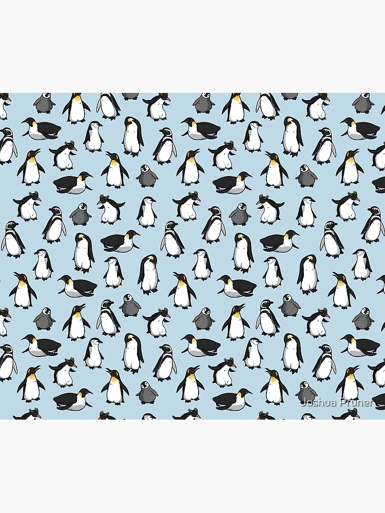 Thumbnail 6 of 6, Throw Blanket, Cute Penguin Pattern designed and sold by jpruner.