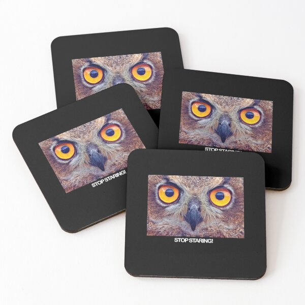 Item preview, Stop Staring! - Funny Owl designed and sold by Thingy72.