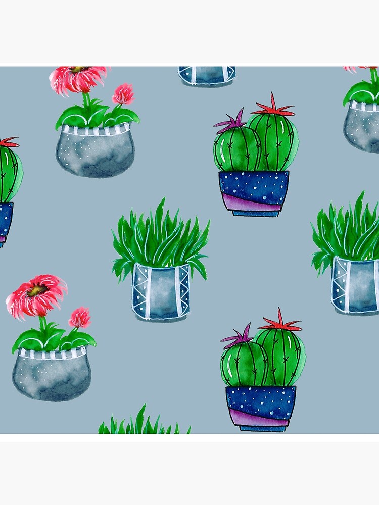 Cacti pattern by artbylenashop