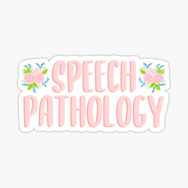 Item preview, Speech Pathology Floral designed and sold by bathwater.