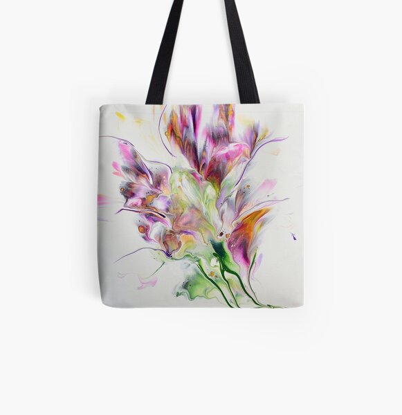 Wild Flower All Over Print Tote Bag