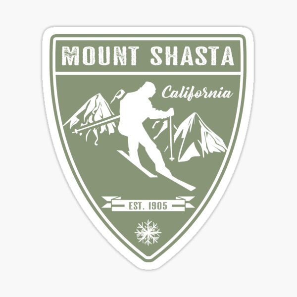 Mount Shasta Stickers | Redbubble