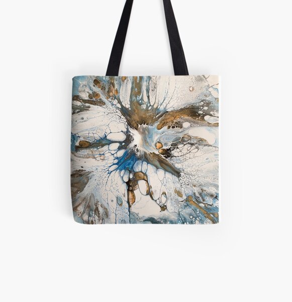 Star Burst All Over Print Tote Bag