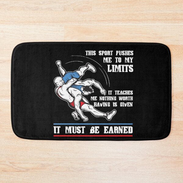 Item preview, It Must Be Earned Wrestling - Physical Fight Sports Wrestler Gift designed and sold by Dressed For  Duty.
