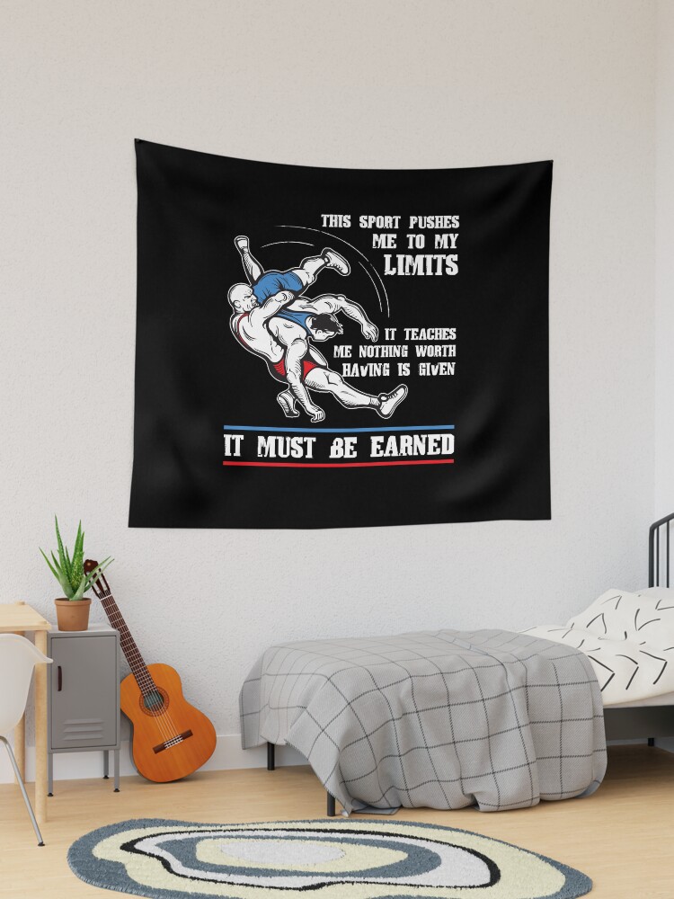 Wrestling tapestry online