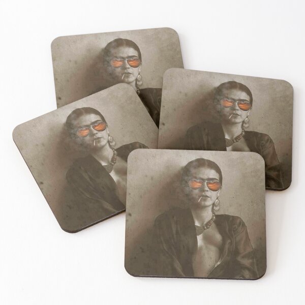 Frida Kahlo Picture Coasters (Set of 4)
