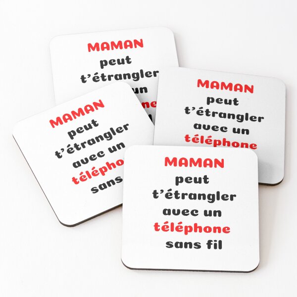 Aperçu de l'œuvre Humour MAMAN "Téléphone sans fil" créée et vendue par LaurentRuiz.