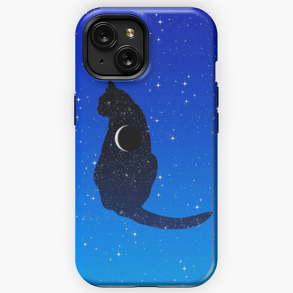 moonlight blue galaxy forest cat