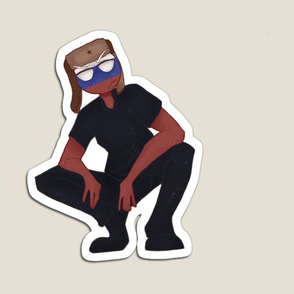 Countryhumans // RUSSIA Magnet for Sale by CandyZONE