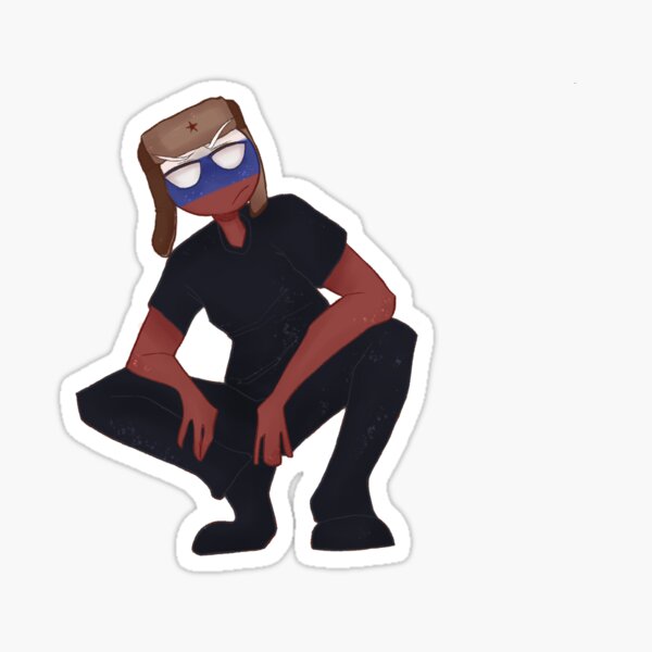 Russia Boy (no background) - CountryHumans | Sticker