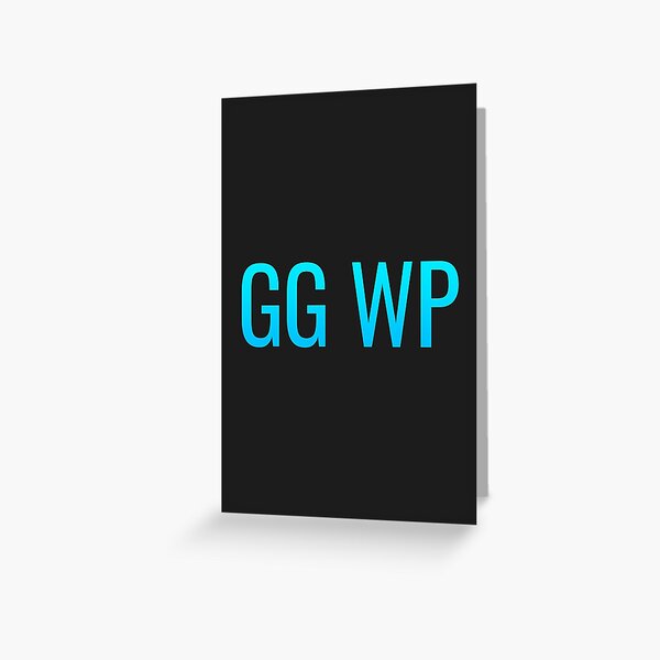 GGWP - Good Game Well Played Greeting Card for Sale by PH-Design