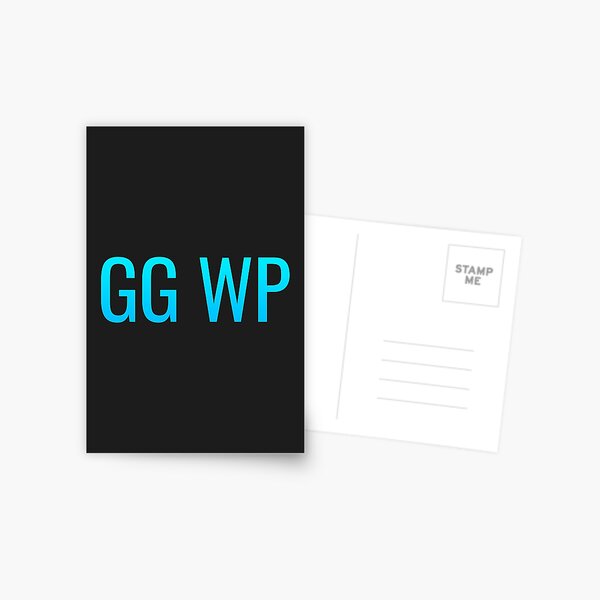 GGWP - Good Game Well Played Greeting Card for Sale by PH-Design