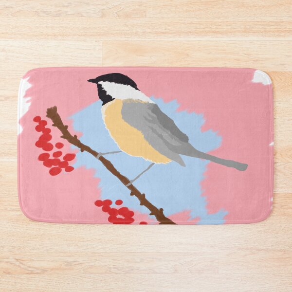Item preview, Minimalist Black-Capped Chickadee Winter Theme designed and sold by BjernRaz.