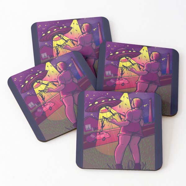 Neighborhood Invasion Coasters (Set of 4)