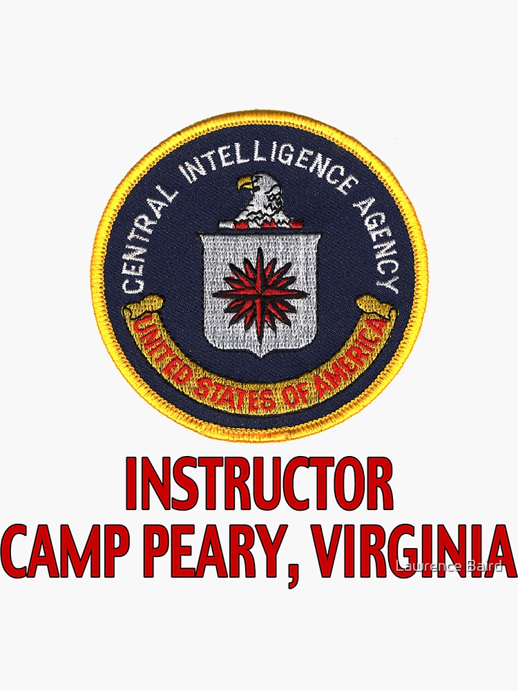 " CIA Instructor Camp Perry Virginia" Sticker for Sale by lawrencebaird