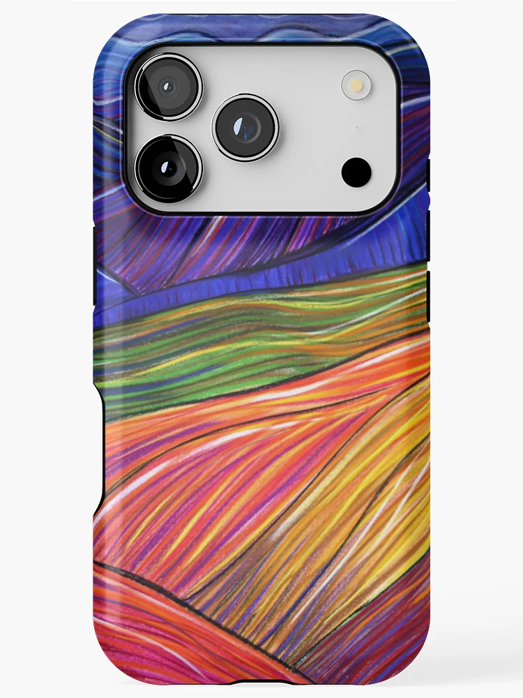 Aperçu 1 sur 4. Coque iPhone avec l'œuvre Flinders Ranges - Ridgetops créée et vendue par Georgie Sharp.