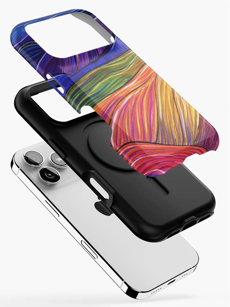 Aperçu 2 sur 4. Coque iPhone avec l'œuvre Flinders Ranges - Ridgetops créée et vendue par Georgie Sharp.