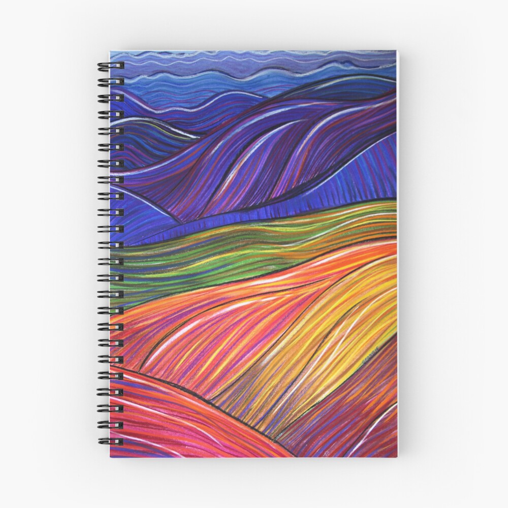 Aperçu de l'œuvre Cahier à spirale créée et vendue par Georgie Sharp.