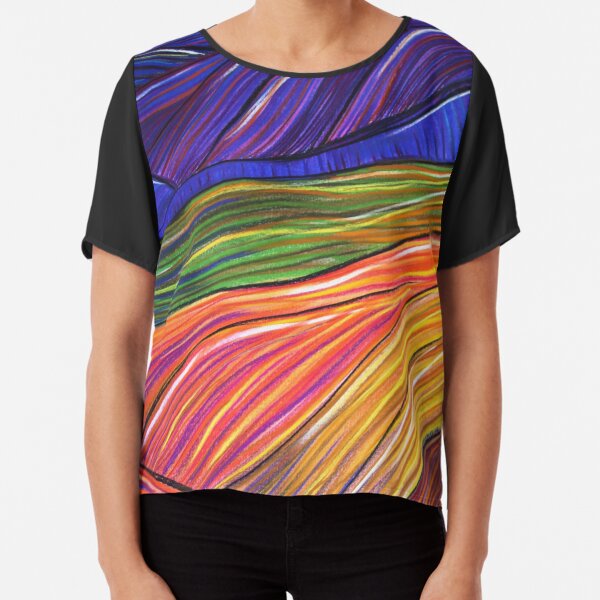Flinders Ranges - Ridgetops Chiffon Top