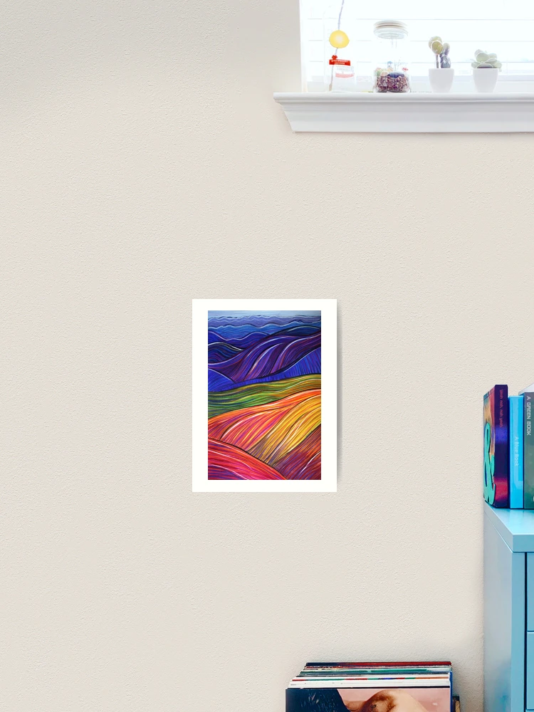 Thumbnail 2 of 3, Art Print, Flinders Ranges - Ridgetops designed and sold by Georgie Sharp.