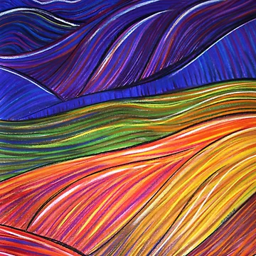 Artwork thumbnail, Flinders Ranges - Ridgetops by Georgie Sharp