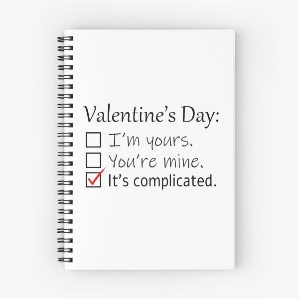 Item preview, Valentine's Day: It's complicated designed and sold by DontTouchHutch.