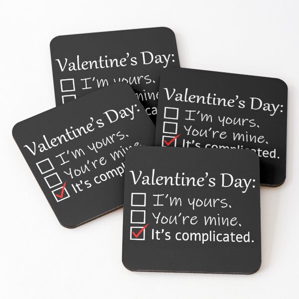 Item preview, Valentine's Day: It's complicated! designed and sold by DontTouchHutch.