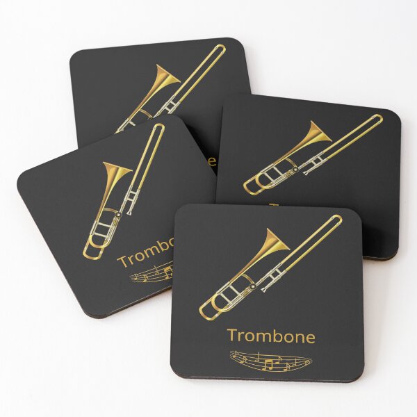 Item preview, Trombone Musical Brass Instrument designed and sold by Gina Wells.