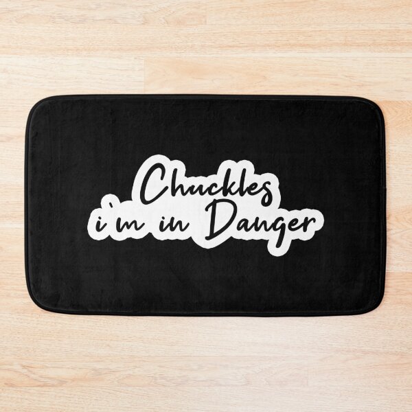 Item preview, Chuckles i'm in danger Popular Meme Speech Mood Sticker designed and sold by mekx.