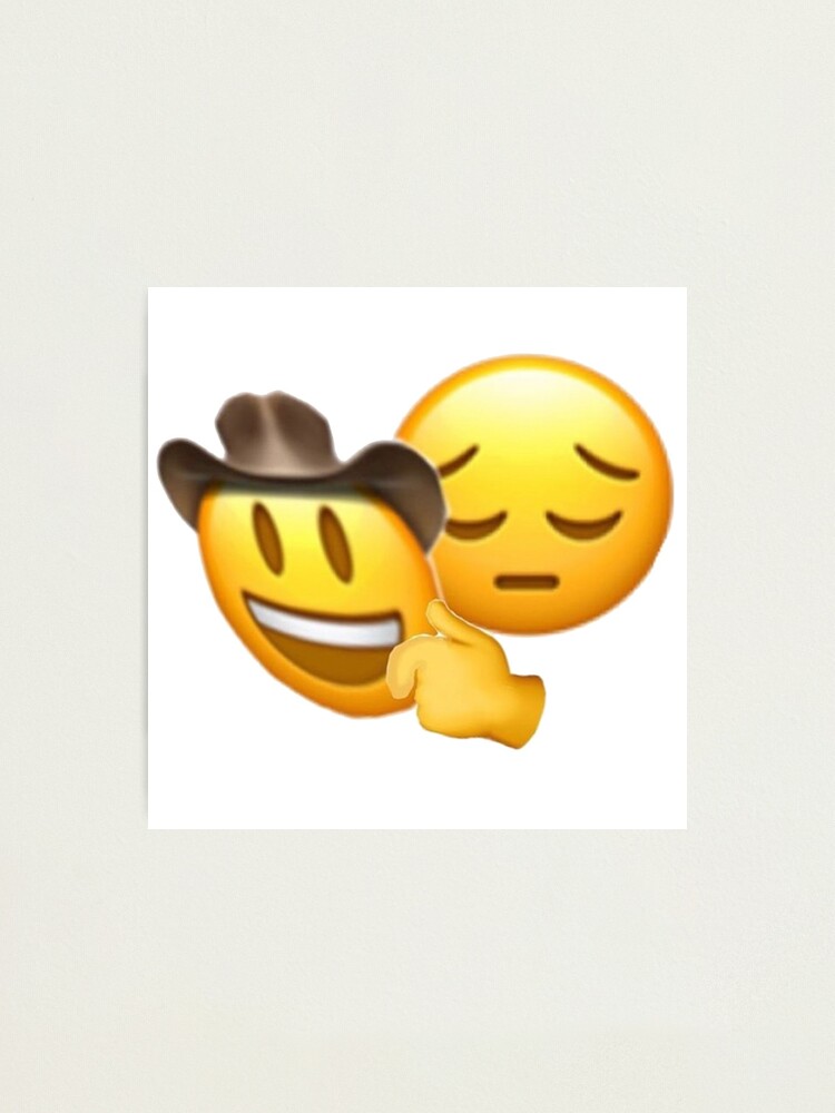 Sad Cowboy Emoji - Sad cowboy emoji, also referred to as sad yeehaw or ...