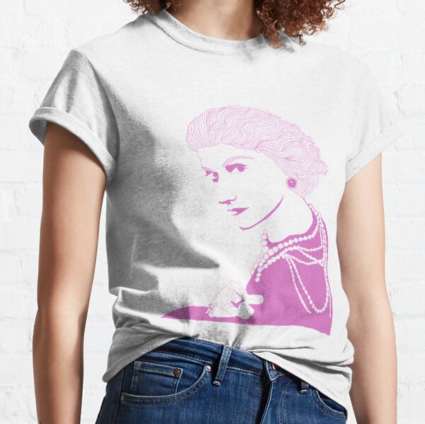 Coco Chanel Logo Pink Womens Shirt 