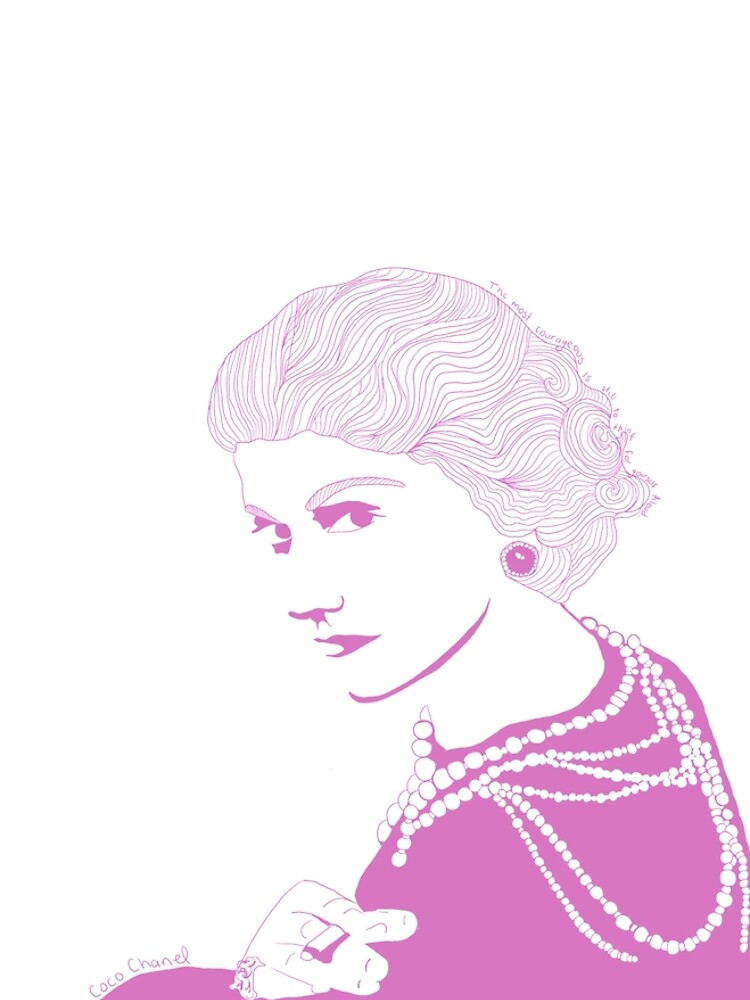 coco chanel design sketch