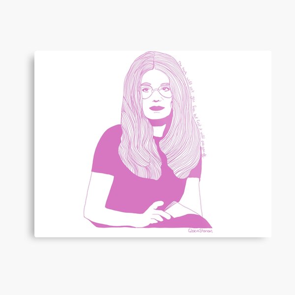 Gloria Steinem Metal Print