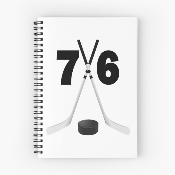 Item preview, Hockey number 76 - seventy six with sticks and disc designed and sold by AllShirts21.