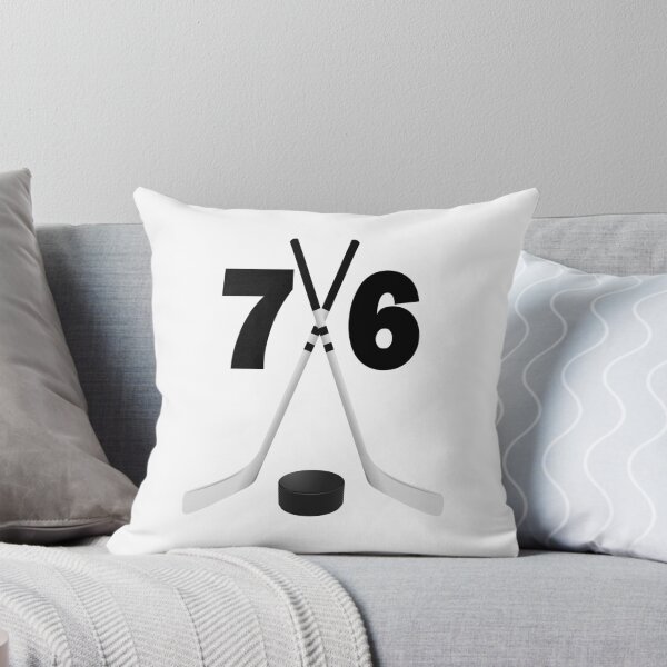 Item preview, Hockey number 76 - seventy six with sticks and disc designed and sold by AllShirts21.